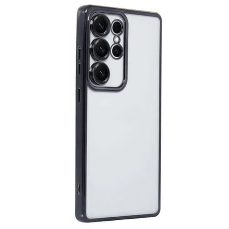 Samsung Galaxy S25 Ultra Kılıf Kamera Korumalı Lensli Silikon - Siyah