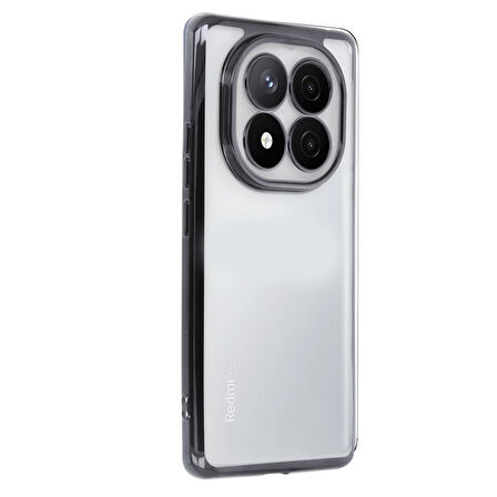 Newface Razer Xiaomi Redmi Note 14 Pro 5G Lens Korumalı Silikon Kılıf - Siyah