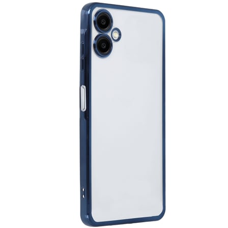 Newface Samsung Galaxy A06 Kılıf Razer Lensli Silikon - Lacivert