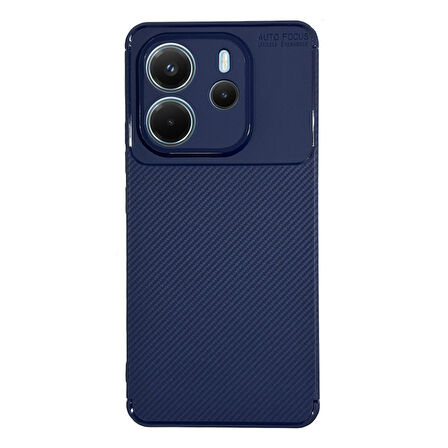 Xiaomi Uyumlu Redmi Note 14 4G Kılıf Focus Carbon Silikon Kapak