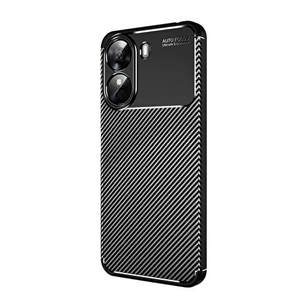 Xiaomi Poco X7 Pro Kılıf Focus Carbon Silikon Kapak