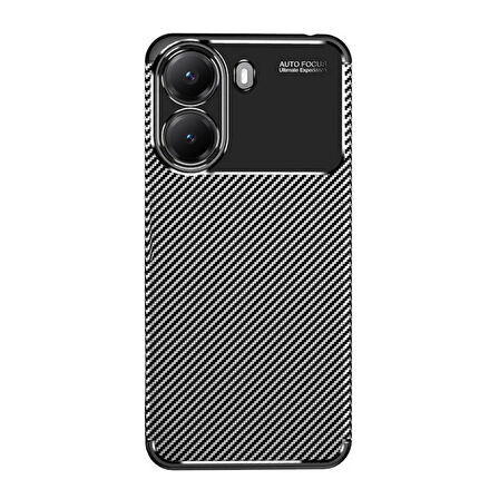 Xiaomi Poco X7 Pro Kılıf Focus Carbon Silikon Kapak