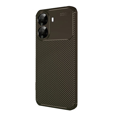 Xiaomi Poco X7 Pro Kılıf Focus Carbon Silikon Kapak