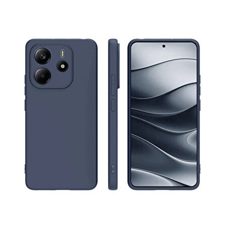Newface First Xiaomi Redmi Note 14 4G Silikon Kılıf - Lacivert