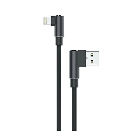 Newface USB to Lightning 3M 2.4A Kablo - Siyah