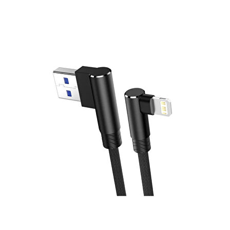 Newface USB to Lightning 3M 2.4A Kablo - Siyah