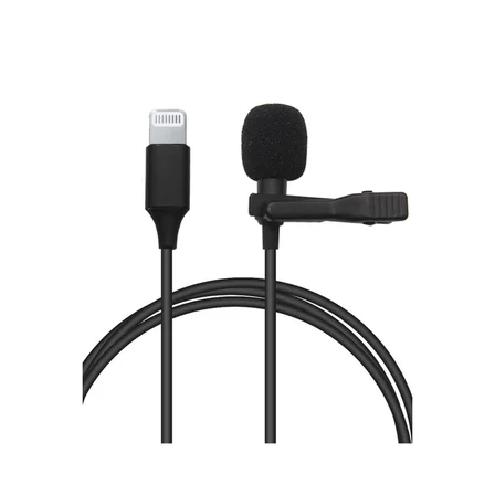 Newface Lightning 2 Metre Double Mikrofon - Siyah