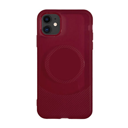 iPhone 11 Kılıf Maya Karbon Seri Silikon Kapak