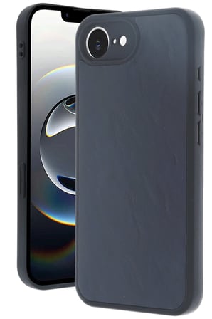 uryport Apple iPhone 16E Kılıf Aras Deri Kapak - Lacivert