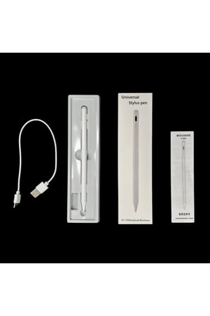 uryport K2260 IOS ve Android Uyumlu Universal Dokunmatik Stylus Kalem - Beyaz