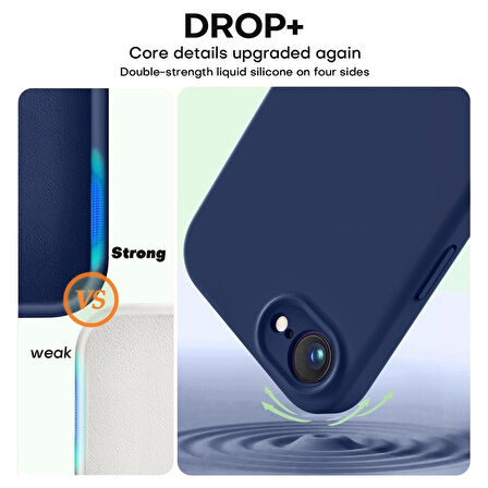 iPhone 16e Kılıf Kamera Korumalı Lansman Silikon Kapak