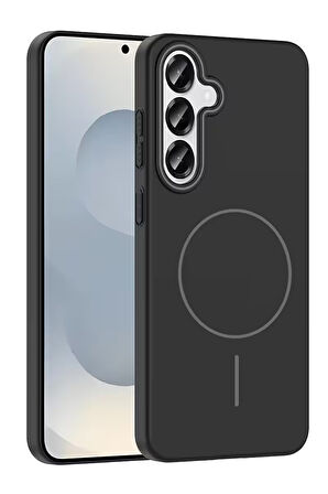 Joko Broş Samsung Galaxy S24 FE MagSafe Kılıf - Siyah