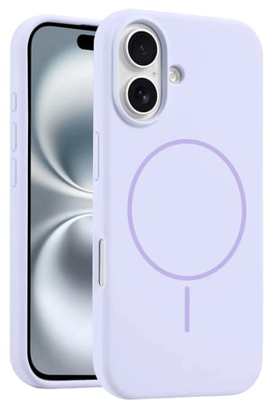 Fuchsia iPhone 16 Plus ile Uyumlu Kılıf Jully Kablosuz Şarj Özellikli Kapak - Lila