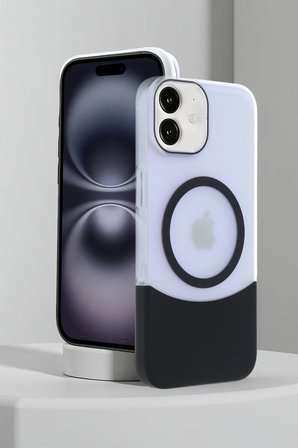 Fuchsia iPhone 11 ile Uyumlu Velar Kablosuz Şarj Özellikli Kapak - Siyah