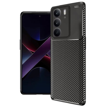 Realme C75 4g Auto Focus Karbon Kapak - Siyah