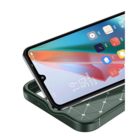 Newface Auto Focus Honor Magic 7 Lite Karbon Kılıf - Koyu Yeşil