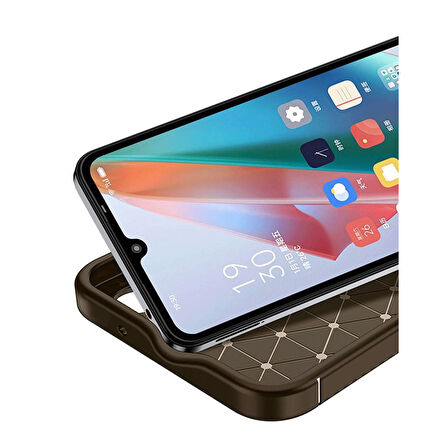 Newface Auto Focus Honor Magic 7 Lite Karbon Kılıf - Kahverengi