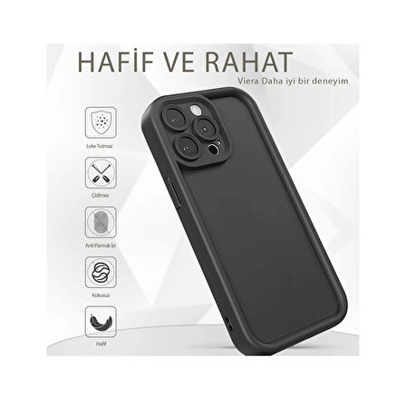 Newface Viera Xiaomi Poco X7 Pro Silikon Kılıf - Siyah