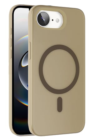 Fuchsia iPhone 16E ile Uyumlu Tuna PC Slim Kablosuz Şarj Özellikli Kapak - Titan Gri