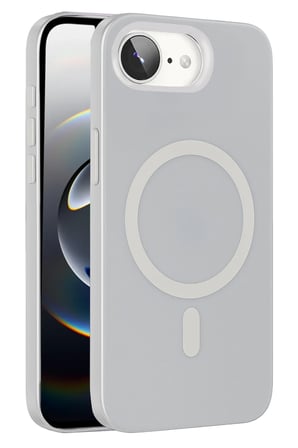 Fuchsia iPhone 16E ile Uyumlu Tuna PC Slim Kablosuz Şarj Özellikli Kapak - Şeffaf