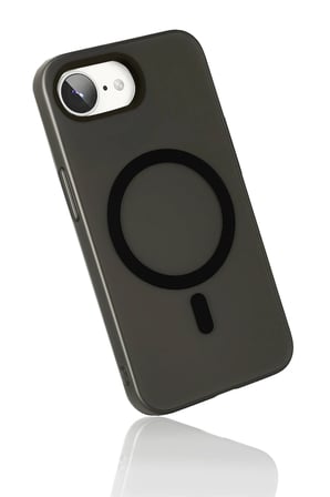 Fuchsia iPhone 16E ile Uyumlu Tuna PC Slim Kablosuz Şarj Özellikli Kapak - Şeffaf