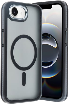 Fuchsia iPhone 16E ile Uyumlu Winner Kablosuz Şarj Özellikli Kapak - Siyah