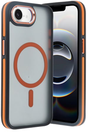 Fuchsia iPhone 16E ile Uyumlu Winner Kablosuz Şarj Özellikli Kapak - Turuncu