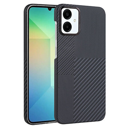 Samsung Galaxy A06 Kılıf Vega Magsafe Karbon Desen Kapak