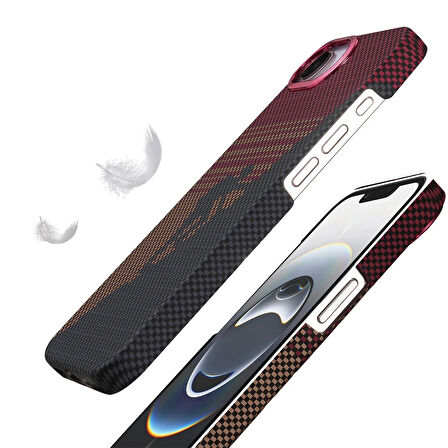 iPhone 16e Kılıf Vega Magsafe Karbon Desen Kapak