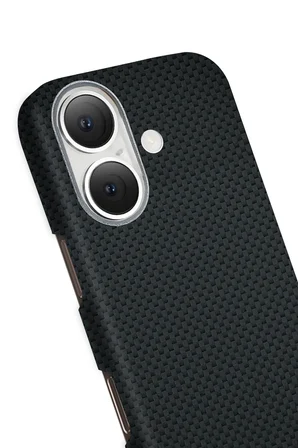 Fuchsia iPhone 16 ile Uyumlu Volt Kablosuz Şarj Özellikli Kapak - Siyah 2