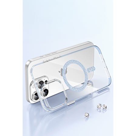 Joko Apple iPhone 16 Pro Move Taşlı Magsafe Kapak - Lila