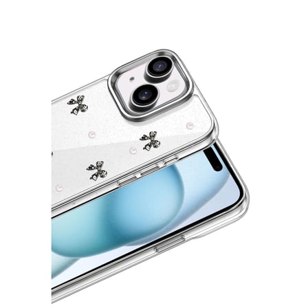 iPhone 15 Fiyonk Desenli Kapak - Desen 8