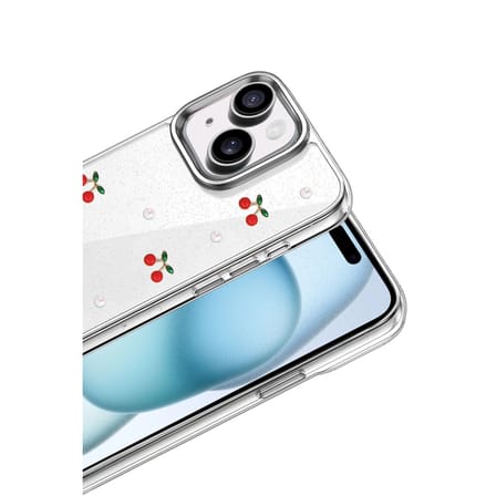 iPhone 15 Fiyonk Desenli Kapak - Desen 9