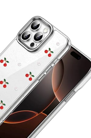 Newface Apple iPhone 15 Pro Max Fiyonk Desenli Kapak - Desen 9