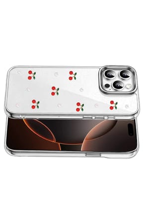 Newface Apple iPhone 15 Pro Max Fiyonk Desenli Kapak - Desen 9