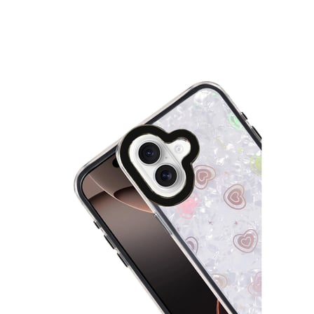 iPhone 16 Lumi Desenli Kapak - Siyah