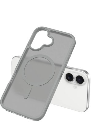 Fuchsia iPhone 17 ile Uyumlu Jota Kablosuz Şarj Özellikli Kapak - Titan Gri
