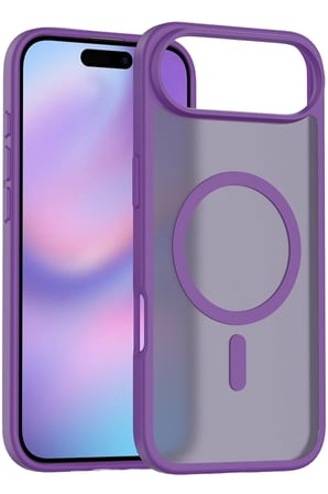 Fuchsia iPhone 17 Air ile Uyumlu Jota Kablosuz Şarj Özellikli Kapak - Derin Mor