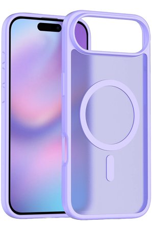 Fuchsia iPhone 17 Air ile Uyumlu Jota Kablosuz Şarj Özellikli Kapak - Lila