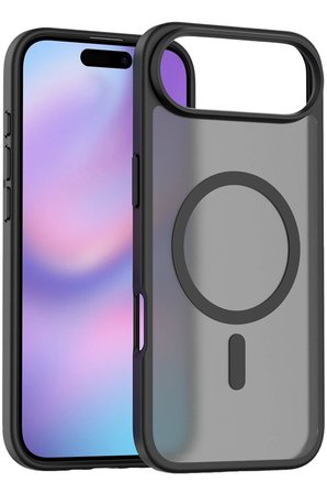 Fuchsia iPhone 17 Air ile Uyumlu Jota Kablosuz Şarj Özellikli Kapak - Siyah