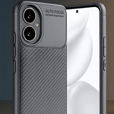 Newface Auto Focus Honor 400 Karbon Kılıf - Gri