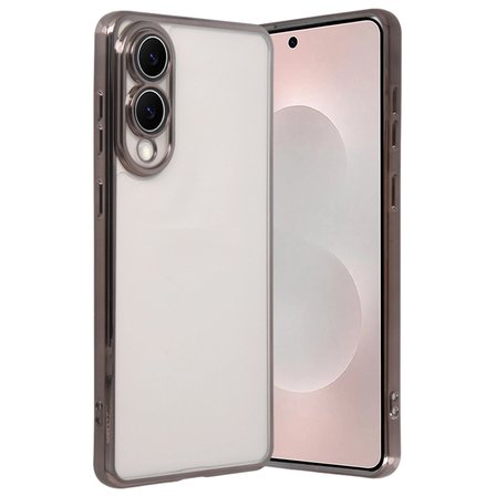 Samsung Galaxy S25 Edge Kamera Korumalı Lensli Silikon - Titan Gri