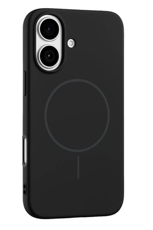 Fuchsia iPhone 17 ile Uyumlu Jully Kablosuz Şarj Özellikli Kapak - Siyah