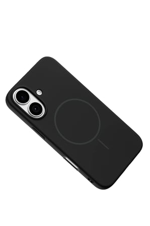 Fuchsia iPhone 17 ile Uyumlu Jully Kablosuz Şarj Özellikli Kapak - Siyah