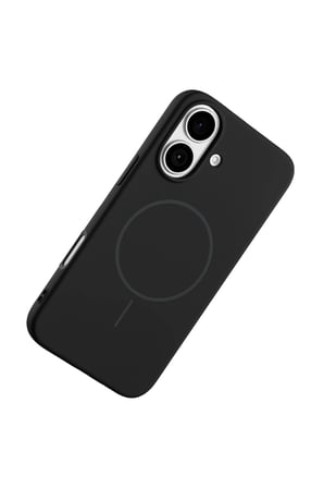 Fuchsia iPhone 17 ile Uyumlu Jully Kablosuz Şarj Özellikli Kapak - Siyah