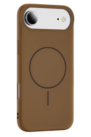 Fuchsia iPhone 17 Air ile Uyumlu Jully Kablosuz Şarj Özellikli Kapak - Kahverengi