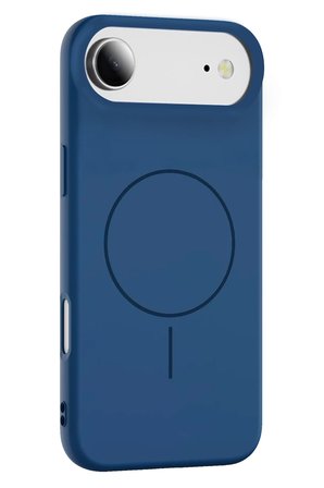 Fuchsia iPhone 17 Air ile Uyumlu Jully Kablosuz Şarj Özellikli Kapak - Lacivert
