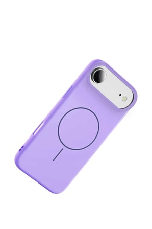 Fuchsia iPhone 17 Air ile Uyumlu Jully Kablosuz Şarj Özellikli Kapak - Lila