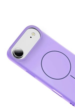 Fuchsia iPhone 17 Air ile Uyumlu Jully Kablosuz Şarj Özellikli Kapak - Lila
