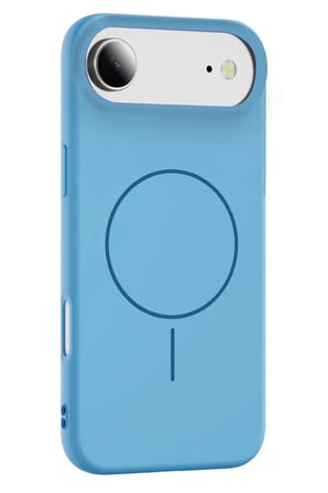 Fuchsia iPhone 17 Air ile Uyumlu Jully Kablosuz Şarj Özellikli Kapak - Mavi